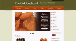 Desktop Screenshot of oakcupboard.com